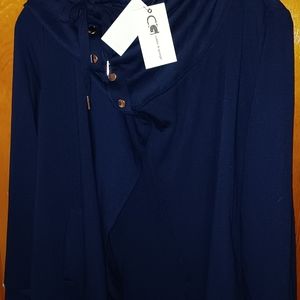 Cable & Gauge Women's 'In The Navy' Yoga Top Size S